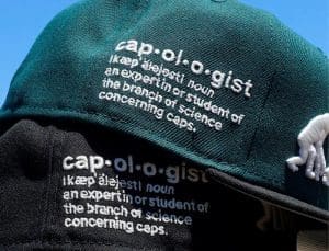Evolution Monolith Black And Green Black 59Fifty Fitted Hat by The Capologists x New Era Side