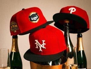 Hat Club Champagne Pack 59Fifty Fitted Hat Collection by MLB x New Era Left