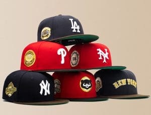 Hat Club Champagne Pack 59Fifty Fitted Hat Collection by MLB x New Era Patch