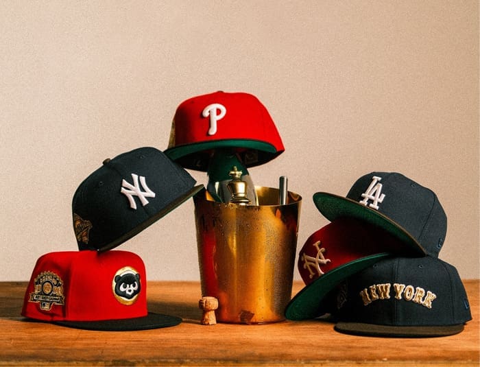 Hat Club Champagne Pack 59Fifty Fitted Hat Collection by MLB x New Era