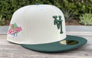 Los Angeles Dodgers Upside Down 1988 WS Ivory Green 59Fifty Fitted Hat by MLB x New Era