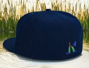 Marshland Mallards Lakeside Blue 59Fifty Fitted Hat by Noble North x New Era Back