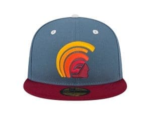 Mua Faded Blue Cardinal 59Fifty Fitted Hat by Fitted Hawaii x New Era Front