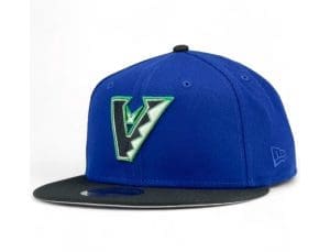 Arizona Diamondbacks Inaugural Season Dark Royal Black 59Fifty Fitted Hat by MLB x New Era Front