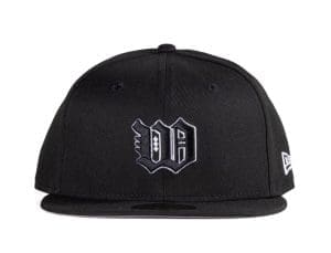 Blackletter Black 59Fifty Fitted Hat by Westside Love x New Era Front