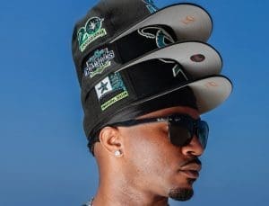 Hat Club Aqua Pack 59Fifty Fitted Hat Collection by MLB x New Era Right