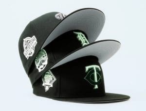 Hat Club Black Metallic Pearl GITD 59Fifty Fitted Hat Collection by MLB x New Era