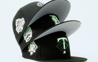 Hat Club Black Metallic Pearl GITD 59Fifty Fitted Hat Collection by MLB x New Era