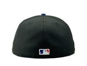 Los Angeles Dodgers Upside Down Black Royal 59Fifty Fitted Hat by MLB x New Era Back