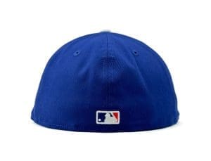 Los Angeles Dodgers Upside Down Royal White Button 59Fifty Fitted Hat by MLB x New Era Back