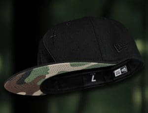 North Star Blackout Camo 59Fifty Fitted Hat by Noble North x New Era Front