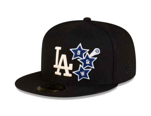 Bricks And Wood x Los Angeles Dodgers Black 59Fifty Fitted Hat by Bricks And Wood x MLB x New Era