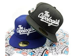 Capologists Anniversary Script 59Fifty Fitted Hat by The Capologists x New Era Front