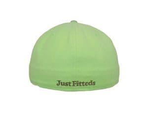 Crossed Bats Logo Pistachio 59Fifty Fitted Hat by JustFitteds x New Era Back