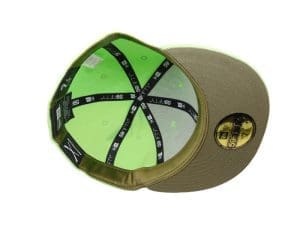 Crossed Bats Logo Pistachio 59Fifty Fitted Hat by JustFitteds x New Era Bottom