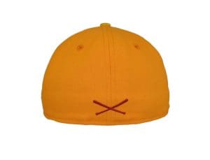 Crossed Bats Logo Sunshine 59Fifty Fitted Hat by JustFitteds x New Era Back