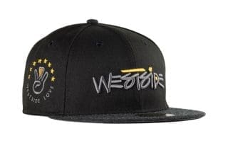 Dark Before Dawn Scribe Black Heather Graphite 59Fifty Fitted Hat by Westside Love x New Era