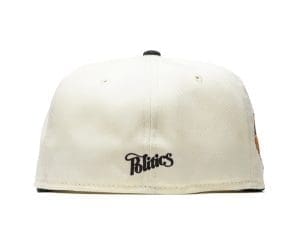 Gameday Chrome Black 59Fifty Fitted Hat by Politics x New Era Back