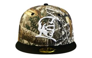 Kamehameha Realtree Camo Black 59Fifty Fitted Hat by Fitted Hawaii x New Era