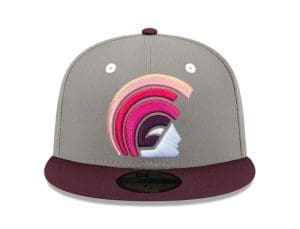 Mua Gray Maroon 59Fifty Fitted Hat by Fitted Hawaii x New Era