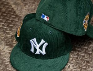 New York Yankees 1932 World Series Green Corduroy Pink 59Fifty Fitted Hat by MLB x New Era Back New York Yankees 1932 World Series Green Corduroy Pink 59Fifty Fitted Hat by MLB x New Era Back