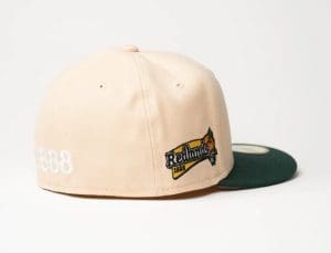 Redlands Orange Mocha Mango Forest Green 59Fifty Fitted Hat by 1LoveIE x New Era Right