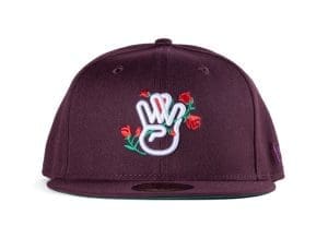 The Rosewood 59Fifty Fitted Hat by Westside Love x New Era Front