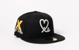 1LoveIE 10 Year Anniversary Black White 59Fifty Fitted Hat by 1LoveIE x New Era