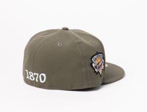 1LoveIE Raincross Olive White 59Fifty Fitted Hat by 1LoveIE x New Era Back