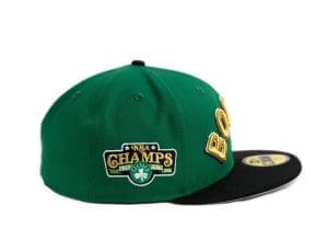 Boston Celtics NBA Champs Green Black 59Fifty Fitted Hat by NBA x New Era Patch