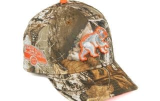 Chicago Cubs Wrigley Field Realtree Orange 59Fifty Fitted Hat by MLB x New Era