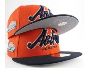 Houston Astros Astrodome Orange Alternate 59Fifty Fitted Hat by MLB x New Era