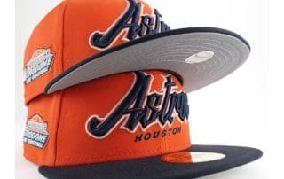 Houston Astros Astrodome Orange Alternate 59Fifty Fitted Hat by MLB x New Era