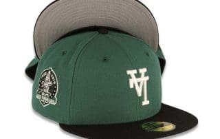 Los Angeles Dodgers Upside Down 60th Anniversary Green Black 59Fifty Fitted Hat by MLB x New Era