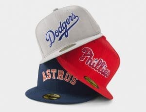 MLB Fleece 2024 59Fifty Fitted Hat Collection by MLB x New Era Left