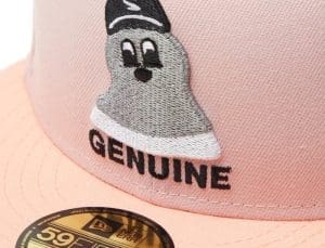 Mr. Pink Rogue Pale Rose 59Fifty Fitted Hat by Shinknownsuke x New Era Front