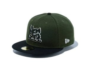 New Era Script Logo 59Fifty Fitted Hat by New Era