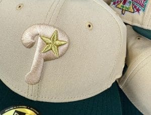 Philadelphia Phillies 1996 All-Star Game Chrome White Green 59Fifty Fitted Hat by MLB x New Era Front