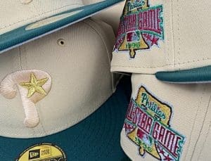 Philadelphia Phillies 1996 All-Star Game Chrome White Green 59Fifty Fitted Hat by MLB x New Era Patch