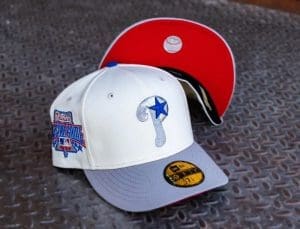 Philadelphia Phillies 1996 All-Star Game Off White Grey 59Fifty Fitted Hat by MLB x New Era