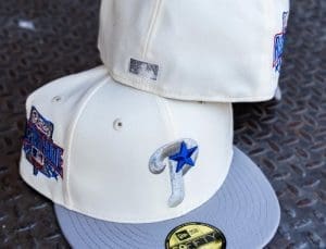 Philadelphia Phillies 1996 All-Star Game Off White Grey 59Fifty Fitted Hat by MLB x New Era Back