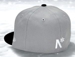 Polar Bear Grey Black 59Fifty Fitted Hat by Noble North x New Era Back