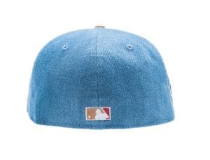 Toronto Blue Jays Denim Suede 59Fifty Fitted Hat by MLB x New Era Back