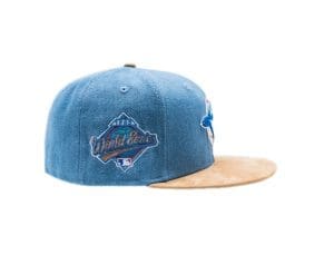 Toronto Blue Jays Denim Suede 59Fifty Fitted Hat by MLB x New Era Patch