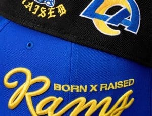 Born x Raised x Los Angeles Rams 59Fifty Fitted Hat by Born x Raised x NFL x New Era Born x Raised x Los Angeles Rams 59Fifty Fitted Hat by Born x Raised x NFL x New Era