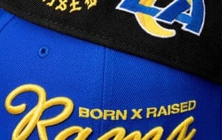 Born x Raised x Los Angeles Rams 59Fifty Fitted Hat by Born x Raised x NFL x New Era