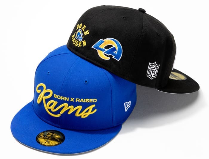 Born x Raised x Los Angeles Rams 59Fifty Fitted Hat by Born x Raised x ...