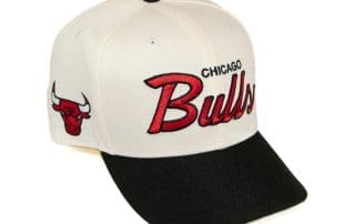 Chicago Bulls Chrome Black 59Fifty Fitted Hat by NBA x New Era