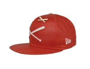 Crossed Bats Logo Xmas24 59Fifty Fitted Hat by JustFitteds x New Era Left