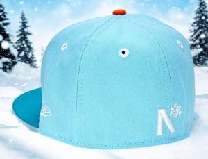 Frost Eh Arctic Blue 2-Tone 59Fifty Fitted Hat by Noble North x New Era Back